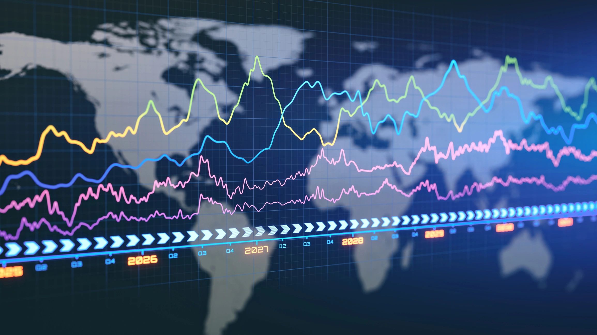 Global data analytics visualization